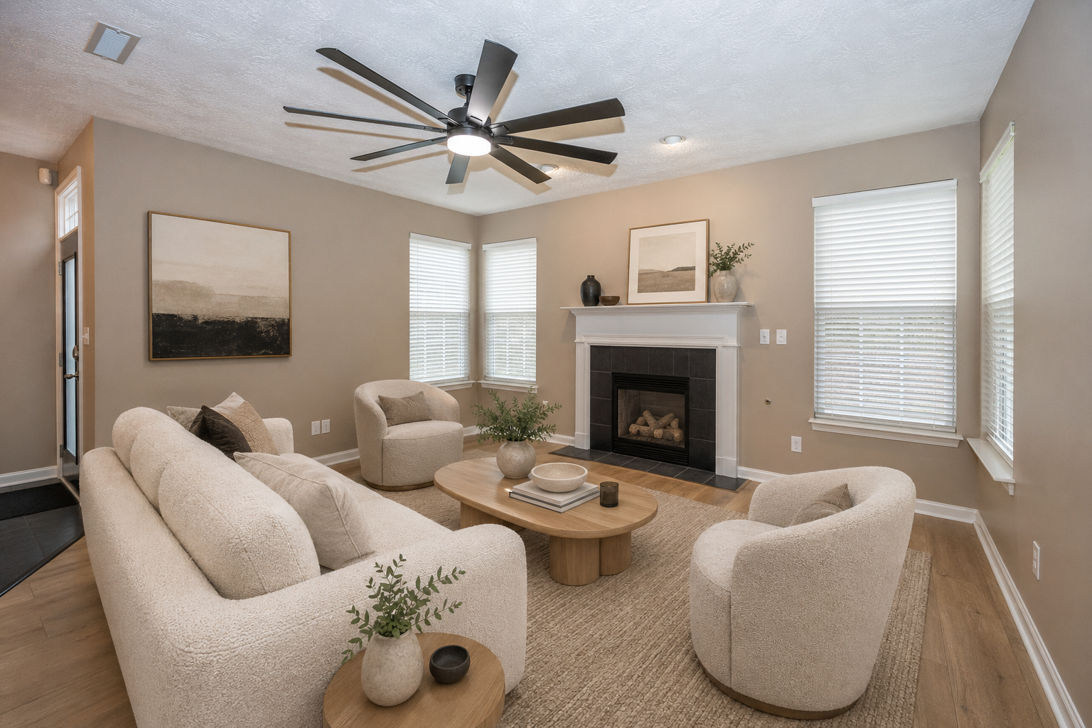 Organic Luxury virtual staging style